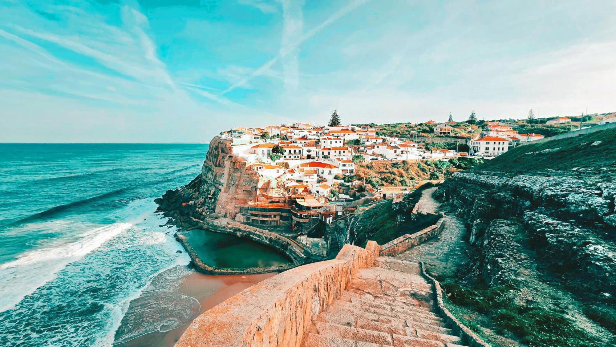 Um Lugar Ao Sol Beach House Azenhas Do Mar Sintra Buitenkant foto