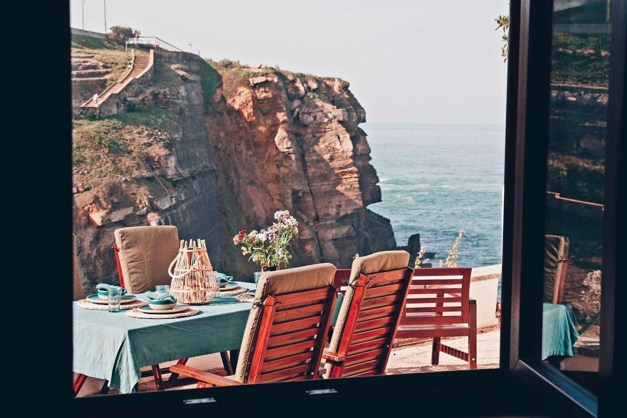 Um Lugar Ao Sol Beach House Azenhas Do Mar Sintra Buitenkant foto